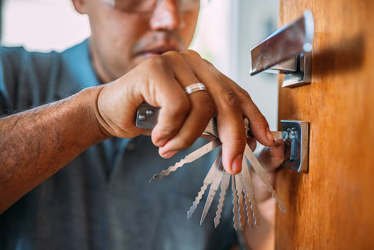 Locksmith at work